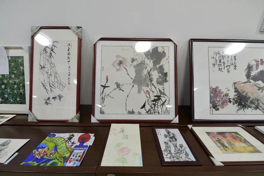 翰墨书清风，喜迎二十大——青岛支队举办廉洁主题书法笔会交流活动